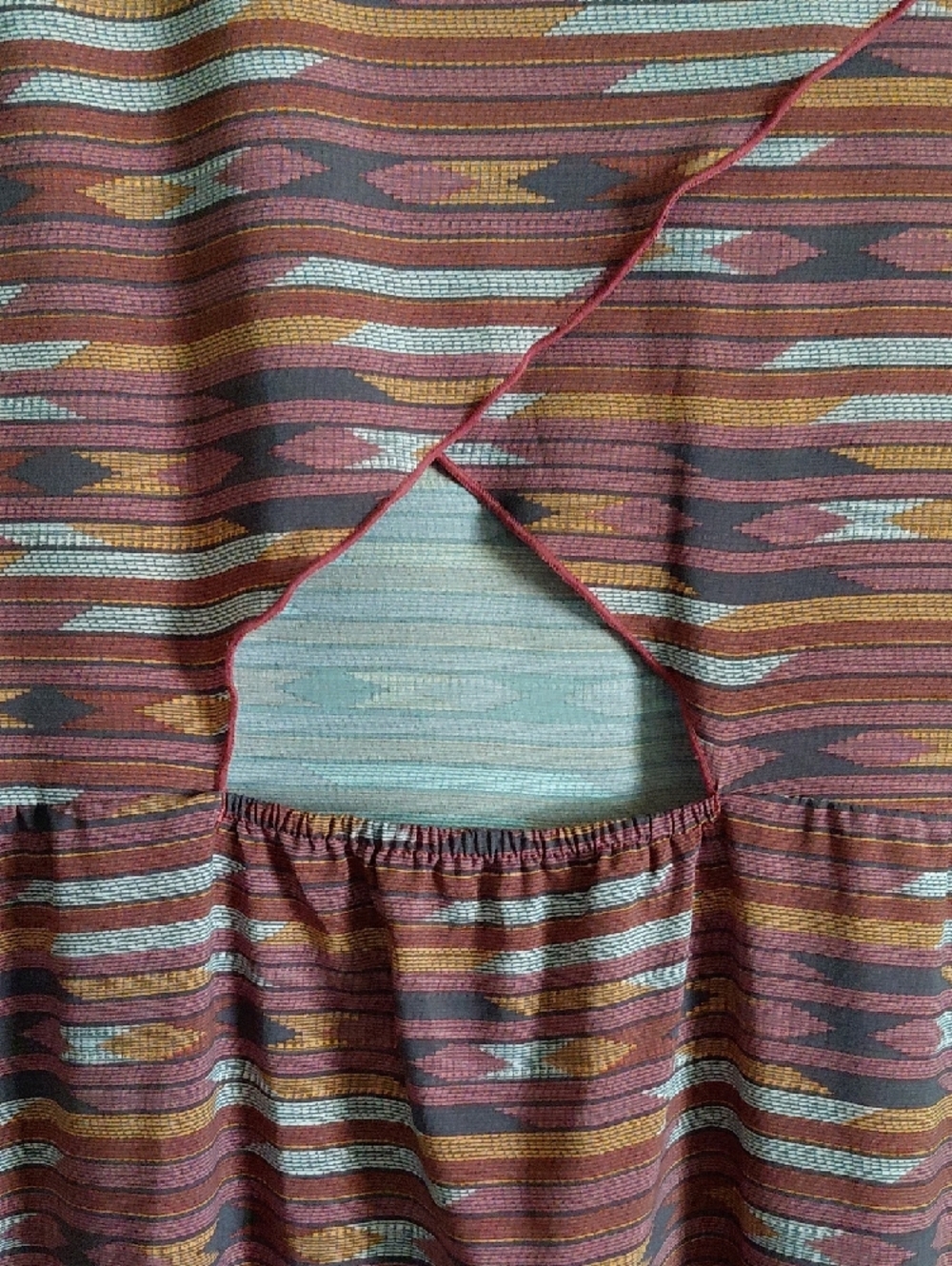 Toad&Co Sunkissed Maxi Dress Striped Aztec Southwestern - Picture 12 of 15